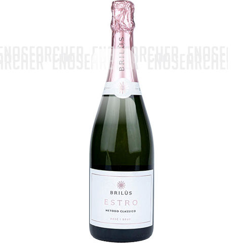 Immagine vino Brilùs, Vino Spumante di Qualità VSQ Metodo Classico Estro brut rosè