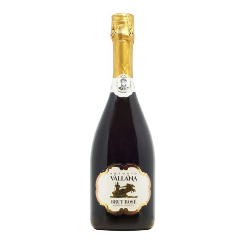 Immagine vino Vallana, Vino Spumante di Qualità VSQ Metodo Classico 0,750 litri brut rosè 2015