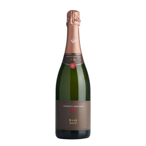 Immagine vino Terrazze dell'Etna, Vino Spumante di Qualità VSQ {Rosé Brut 50 mesi} 2019