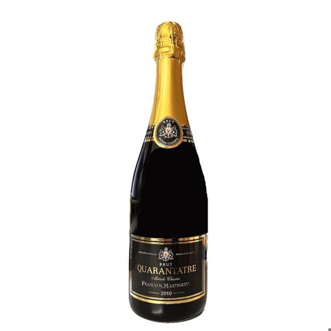 Immagine vino Franco Martinetti, Vino Spumante di Qualità VSQ Metodo Classico {Quarantatrè} 2010