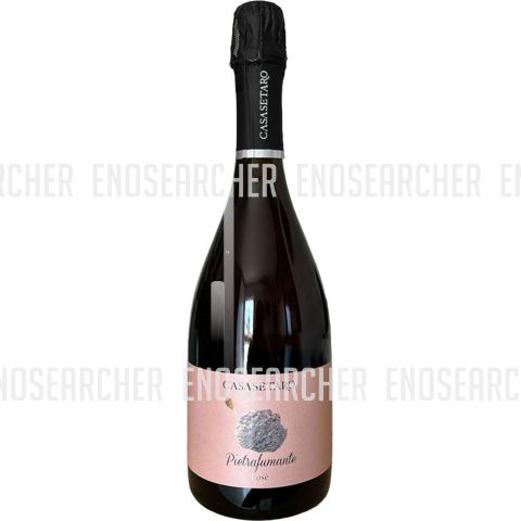 Immagine vino Casa Setaro, Vino Spumante di Qualità VSQ Metodo Classico {Pietrafumante} Brut 100 Piedirosso, 12,5 vol, brut rosè 2020