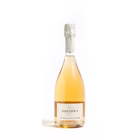 Immagine vino Ventiventi, Vino Spumante di Qualità VSQ Metodo Classico rosè 2019