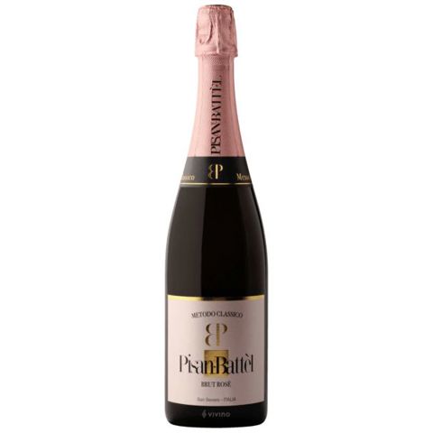 Immagine vino Pisan Battèl, Vino Spumante di Qualità VSQ Metodo Classico brut rosè