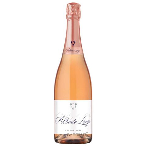 Immagine vino Alberto Longo, Vino Spumante di Qualità VSQ Metodo Classico {Brut Nature Rosé} 2013