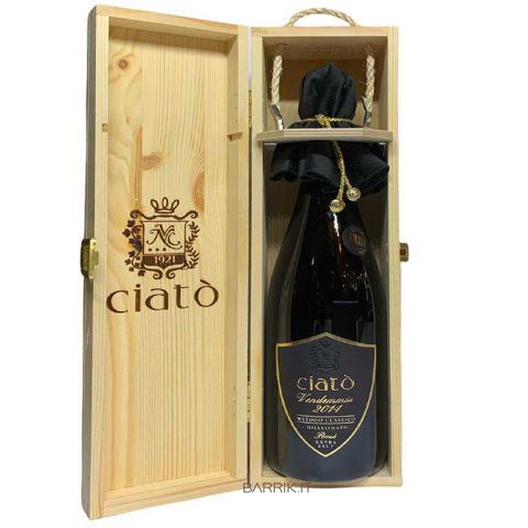 Immagine vino Ciatò, Vino Spumante di Qualità VSQ Metodo Classico 72 Mesi Sur Lies extra brut rosè millesimato